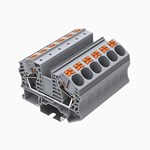 PT16-2-G in line spring guide rail terminal