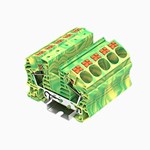 PT16-2-PE push in spring guide rail terminal