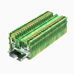 PT2.5-2-PE push in spring guide rail terminal