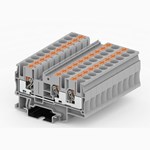 PT6-3-G in line spring guide rail terminal