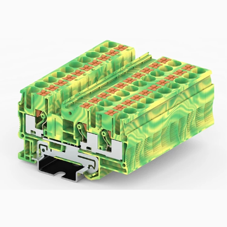 PT6-3-PE push in spring guide rail terminal