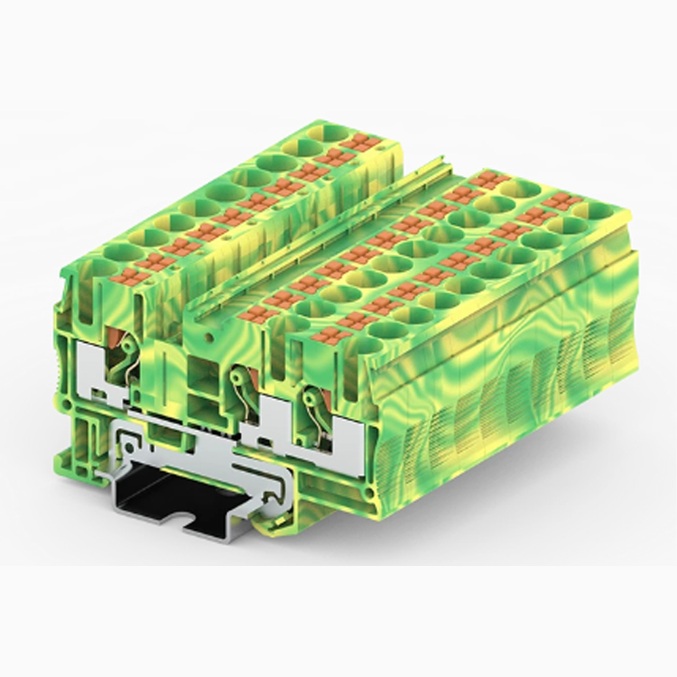 PT6-3-PE push in spring guide rail terminal