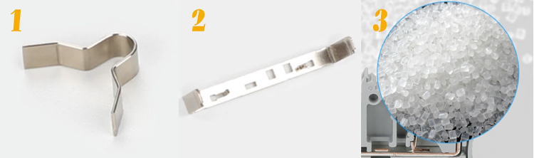 PT10-2-PE push in spring guide rail terminal