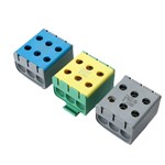 SOT5-50-3 Large Power Distribution Electric Aluninum Din Rail Busbar Screw Connection Terminal Blocks 350mm2