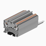 Spring quick wiring DIN rail TPS2.5-2-G