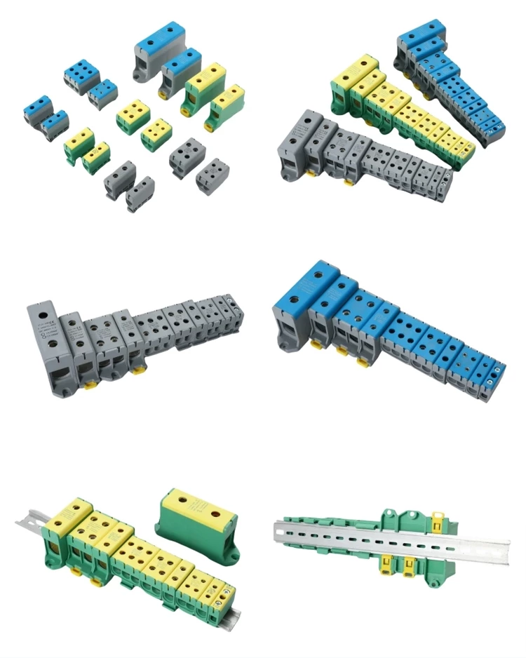 Wire Connector Aluminum Industrial Disteibution Terminal Blocks Thread Type SOT5-240 For Al/Cu Connector 240mm2
