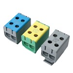 Wire Connector Aluminum Industrial Disteibution Terminal Blocks Thread Type SOT5-50-2 For Al/Cu Connector 2*50mm2