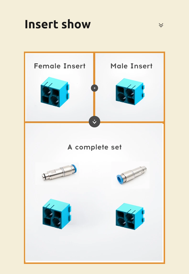 09140006350 PCM-OD10.0 heavy duty connectors for 10mm pneumatic contact