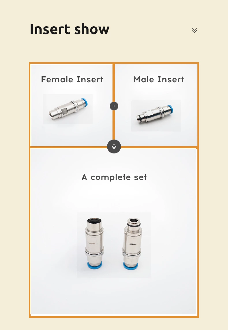 09140006358 PCM-OD8.0 HDC heavy duty connectors for 8mm pneumatic tube