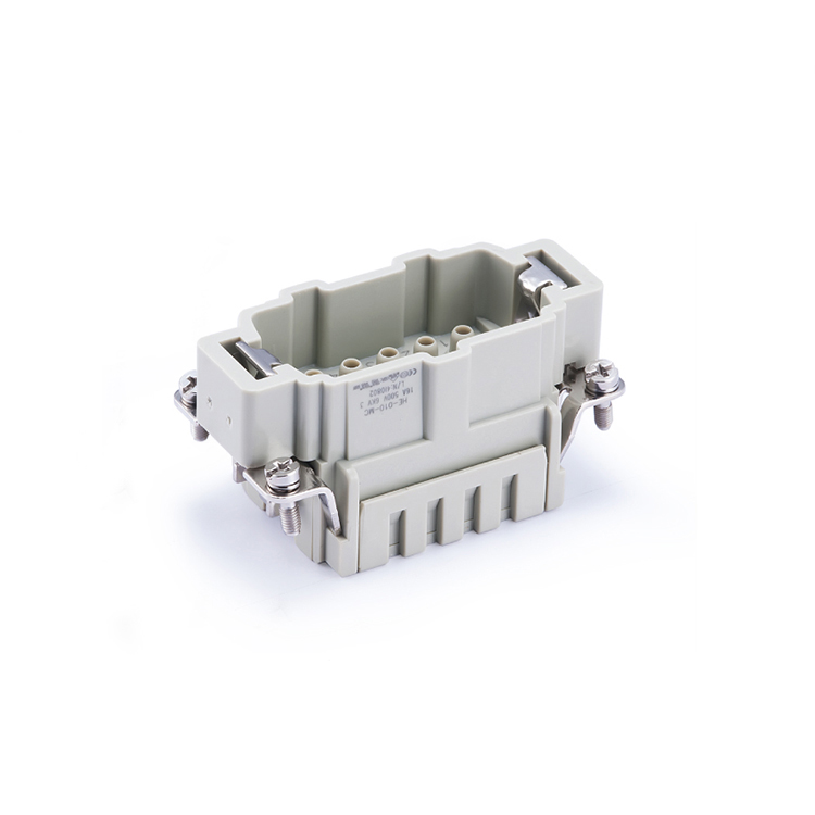 16A 500V Rectangular Connector 09330102602 Crimp terminal 10pin male insert