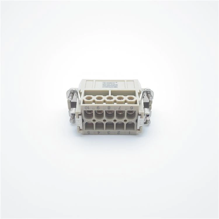 16A HDC HA series 10 контактов вставной штекер для тяжелых условий эксплуатации разъемы