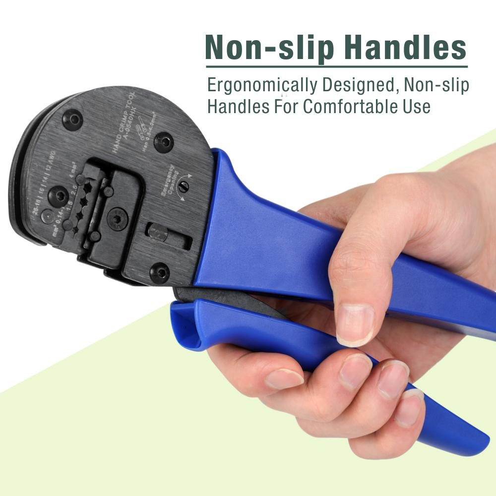 A0540HX Ratchet Crimping Tool for heavy duty connector AWG 26-12