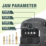 A0540HX Трещоточный обжимной инструмент для мощных разъемов AWG 26-12