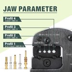 A0540HX Ratchet Crimping Tool for heavy duty connector AWG 26-12
