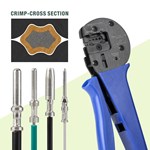 A0540HX Ratchet Crimping Tool for heavy duty connector AWG 26-12