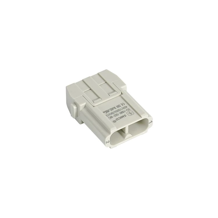 Модульные разъемы HDC 2 Pin 40A с посеребренными контактами