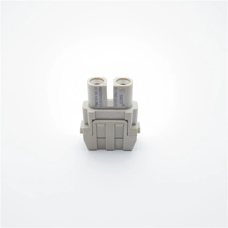 HDC Modular 2 Pin 40A Connectors With Silver Plated Contacts