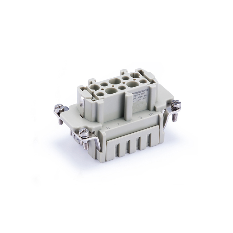 HE-010-FC 16A 500V Rectangular Connector 09330102702 Crimp terminal 10pin female insert