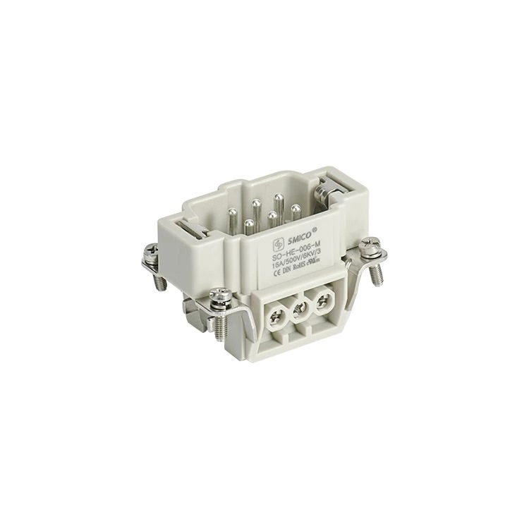 Разъем Heavy Duty 09330062601 винтовой 6-контактный штекерный разъем