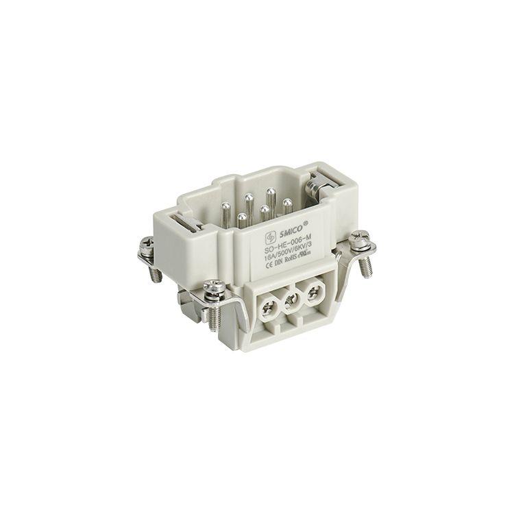 Heavy Duty Connector 09330062601 screw 6pin male insert