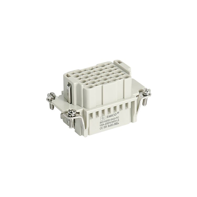 Heavy duty connector 42 pins female multi pin