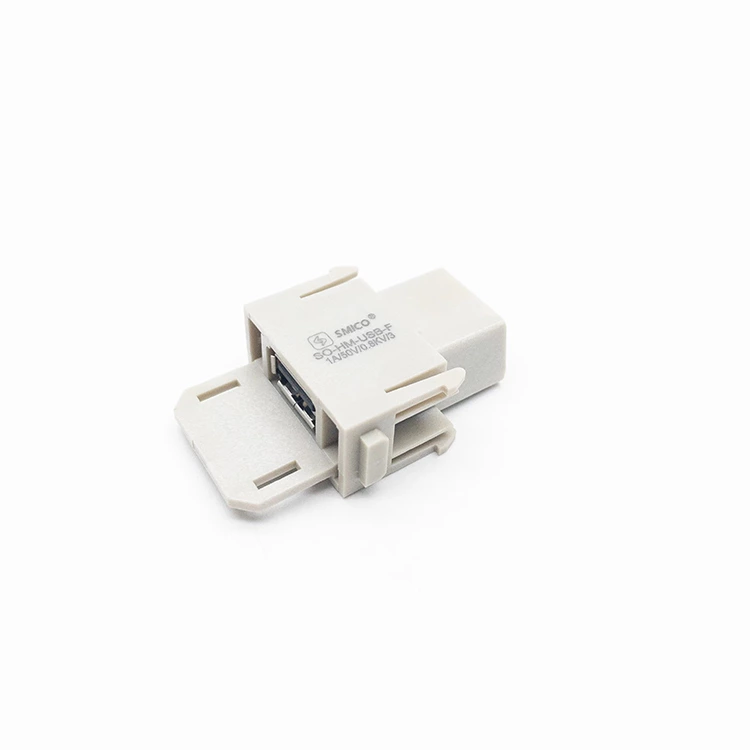 Heavy Duty Connector HM-USB-F Module male Gender Changer 09140014701