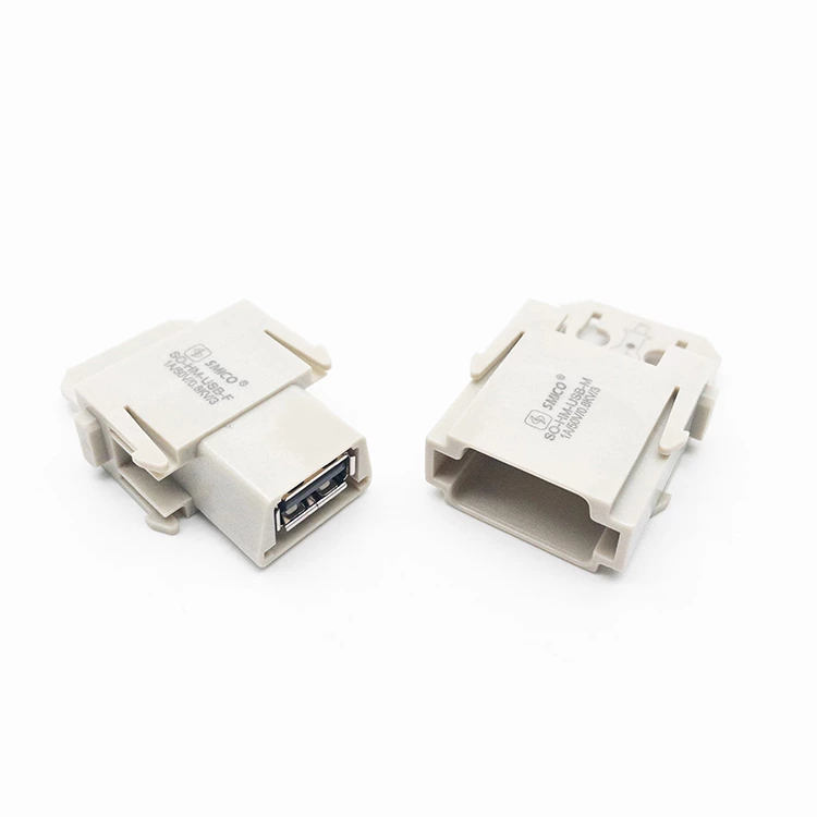 Heavy Duty Connector HM-USB-F Module male Gender Changer 09140014701