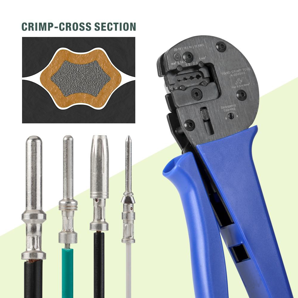 Heavy duty connector Ratchet crimping tool 10A ,16A for HEE,HDD series