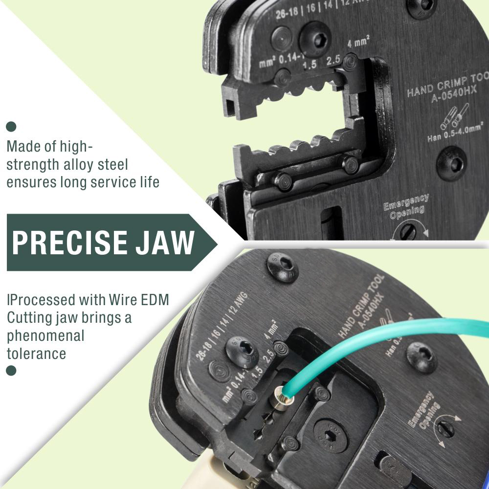 Heavy duty connector Ratchet crimping tool 10A ,16A for HEE,HDD series