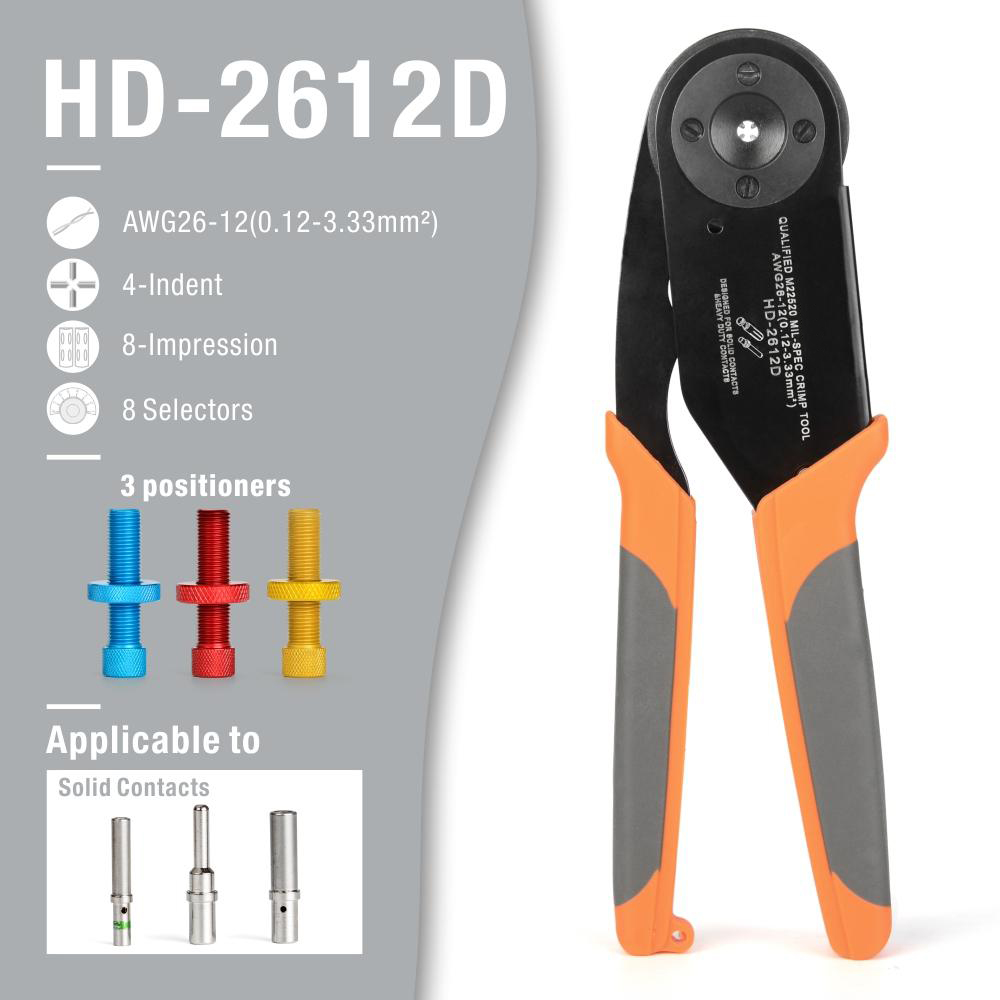 Heavy duty connector Ratchet crimping tool 10A ,16A for HEE,HDD series