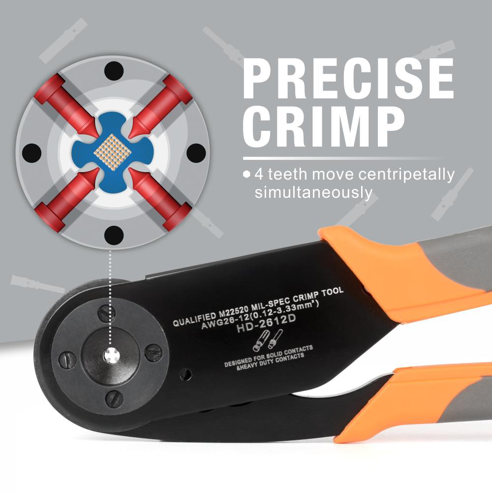 Heavy duty connector Ratchet crimping tool 10A ,16A for HEE,HDD series