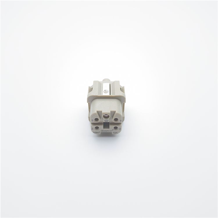 Heavy duty electrical wire connectors 10A 4poles Germany