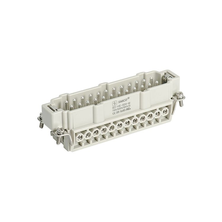 Heavy Duty Rectangular Temperature Controller Connectors 24 pin