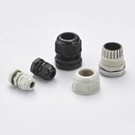 Plastic Nylon Cable Gland Metric Thread Type Waterproof Black and white Color