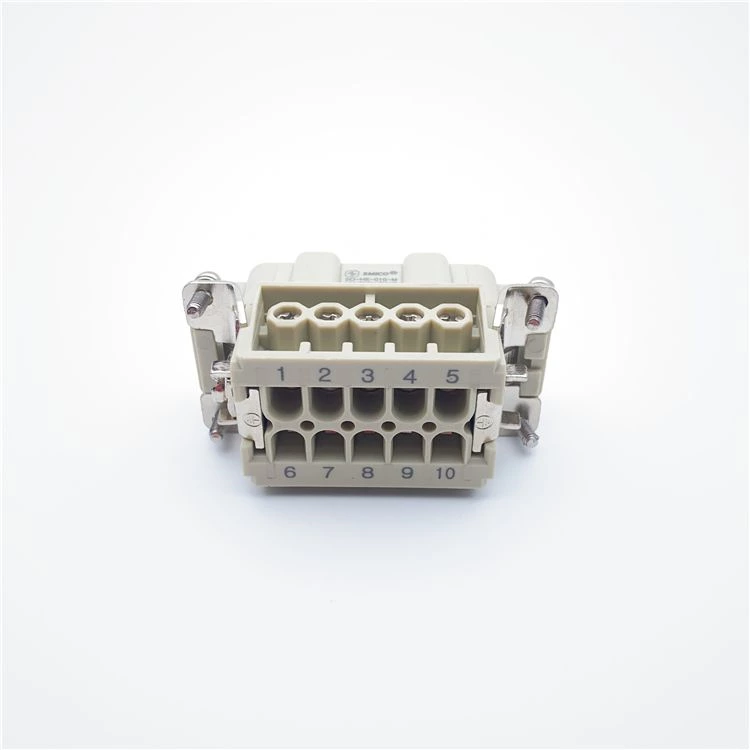 Прямоугольный разъем HE-010 16A 10pin 09330102601