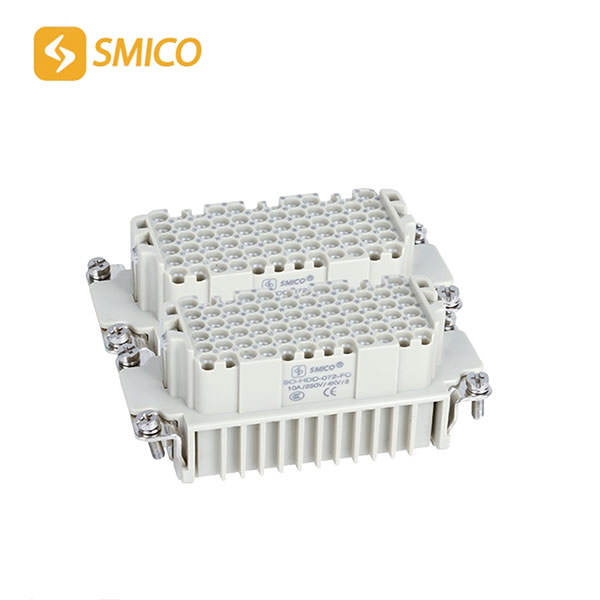 Rectangular heavy duty connector HDD crimping series