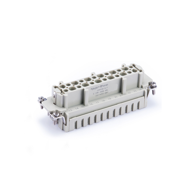 SO-HE-024-FC Heavy Duty Rectangular Connectors 24 pin Female inserts 09330242702