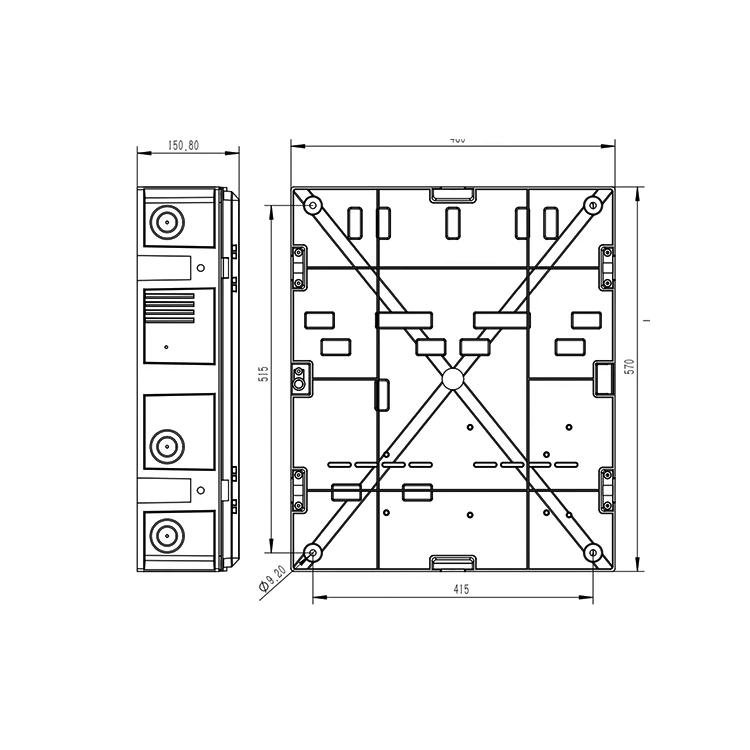 صندوق قياس متعدد أحادي الطور بأربعة اتجاهات SO-HL-D400