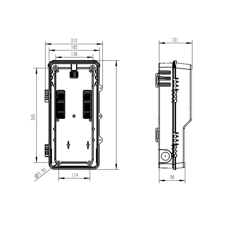 SO-HY-D100A Single Phase Plastic Metering Enclosure