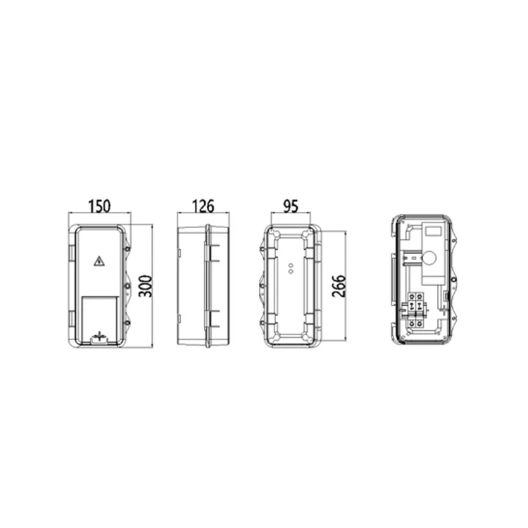 مجموعة كاملة من علب عداد Din-Rail أحادية الوضع SO-D101D