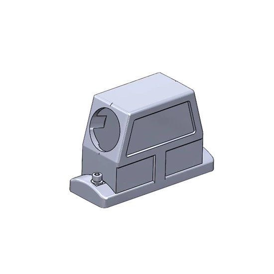 Heavy duty connector IP68/IP69K waterproof Hood Housing SO-HC24B-SKH-2S-M32 Side Entry High Construction
