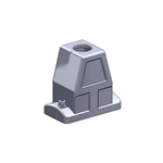 Heavy duty connector IP68/IP69K waterproof hood SO-HC10B-TKH-2S-M32 Top Entry